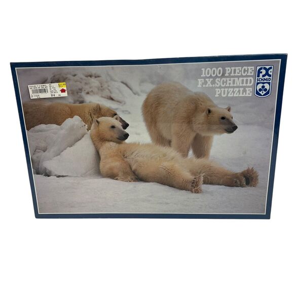 FX Schmid Vintage 1994 1000 Pc Panorama Bad Boys Of The Arctic Jigsaw Puzzle NEW - Picture 1 of 12